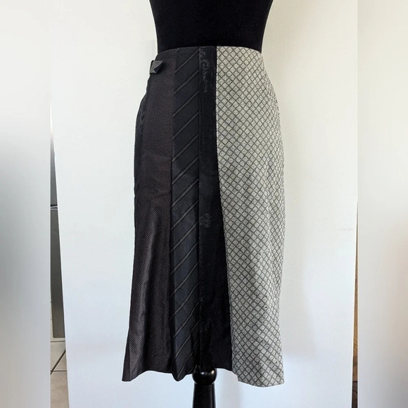 Kenzo Wool Wrap Skirt Buckle Closure Vintage Rare Size 36 - Picture 6 of 14